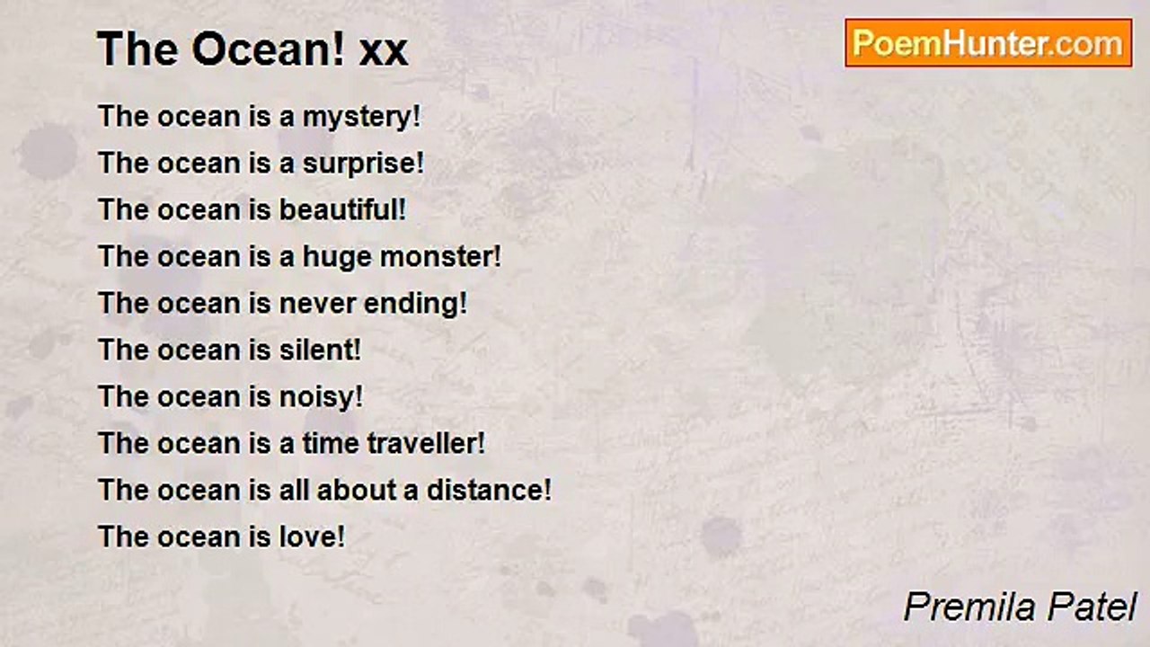 Premila Patel - The Ocean! xx