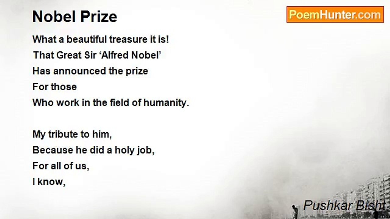 Pushkar Bisht - Nobel Prize