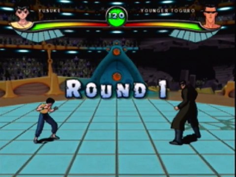 Spirit Detective Yusuke Urameshi VS Demon In A Yu Yu Hakusho Dark Tournament Match / Battle / Fight