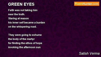 Satish Verma - GREEN EYES