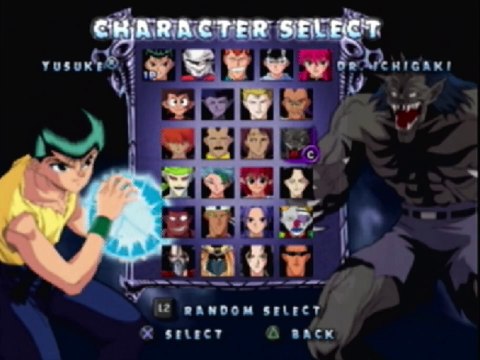 Spirit Detective Yusuke Urameshi VS Jin In A Yu Yu Hakusho Dark Tournament Match / Battle / Fight