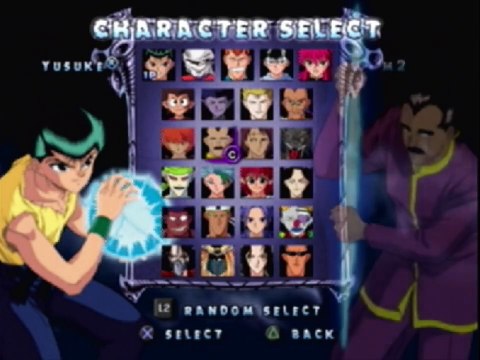 Spirit Detective Yusuke Urameshi VS Dr. Ichigaki In A Yu Yu Hakusho Dark Tournament Match / Battle / Fight