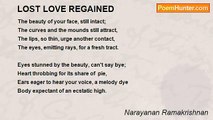 Narayanan Ramakrishnan - LOST LOVE REGAINED