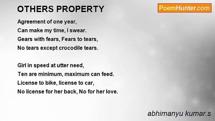 abhimanyu kumar.s - OTHERS PROPERTY