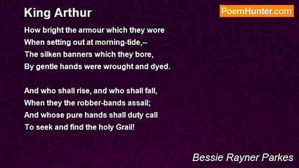 Bessie Rayner Parkes - King Arthur
