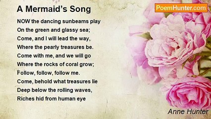 Anne Hunter - A Mermaid’s Song