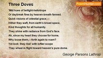 George Parsons Lathrop - Three Doves