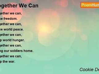 Cookie Dempsey - Together We Can