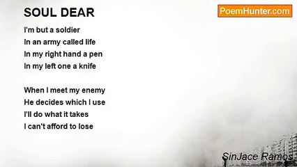 SinJace Ramos - SOUL DEAR