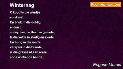 Eugene Marais - Winternag