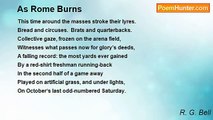 R. G. Bell - As Rome Burns