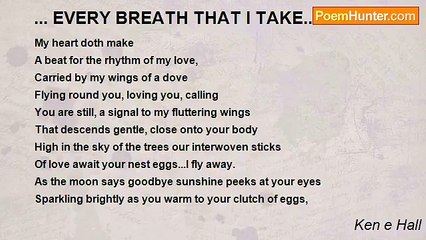 Ken e Hall - ... EVERY BREATH THAT I TAKE...