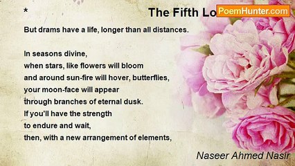 Naseer Ahmed Nasir - *                                     The Fifth Loner