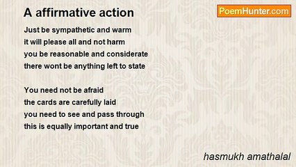 hasmukh amathalal - A affirmative action