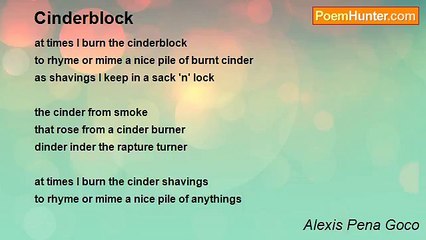 Alexis Pena Goco - Cinderblock