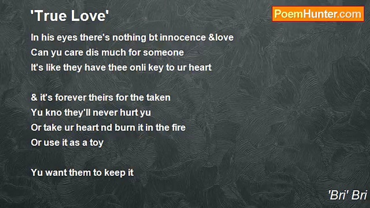 'Bri' Bri - 'True Love'
