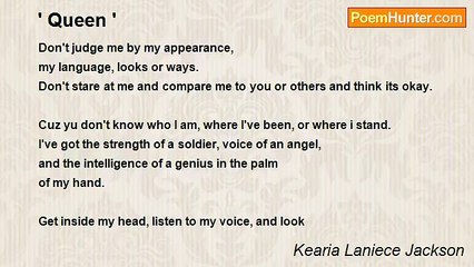 Kearia Laniece Jackson - ' Queen '