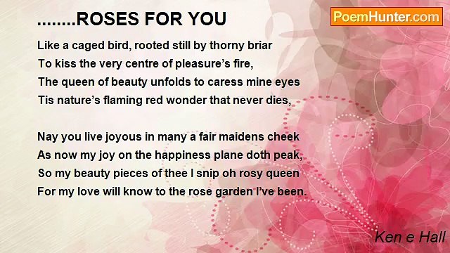 Ken e Hall - ........ROSES FOR YOU