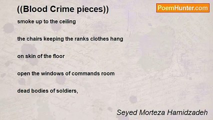Seyed Morteza Hamidzadeh - ((Blood Crime pieces))