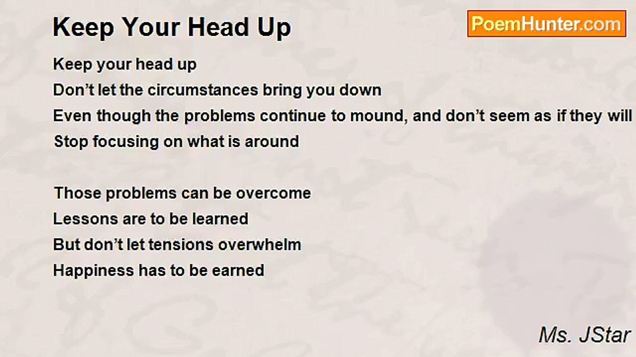 Ms. JStar - Keep Your Head Up