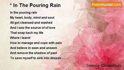 Seema Chowdhury - In The Pouring Rain