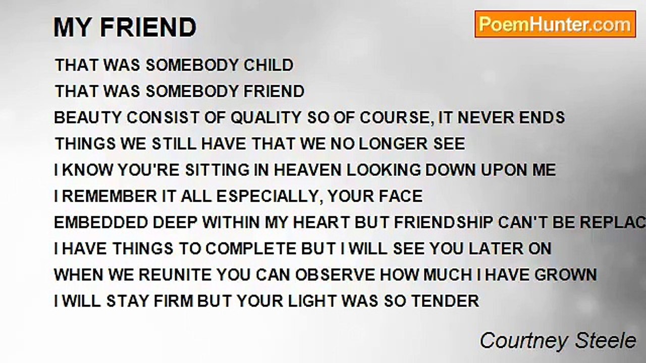 Courtney Steele - MY FRIEND