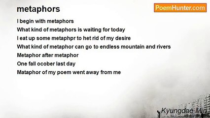 Kyungdae Min - metaphors