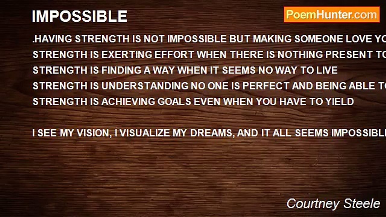 Courtney Steele - IMPOSSIBLE