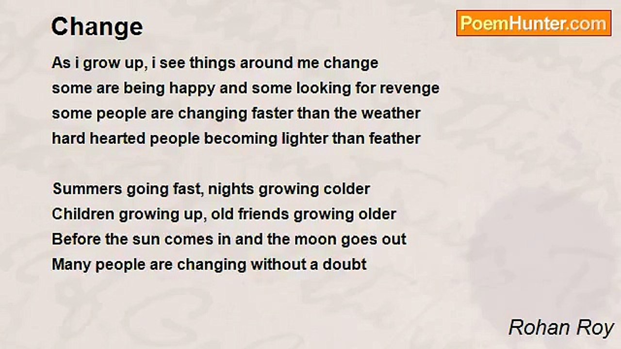 Rohan Roy - Change