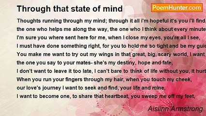 Aislinn Armstrong - Through that state of mind
