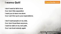 Jameel Ahmed Ansari - I wanna Quit!