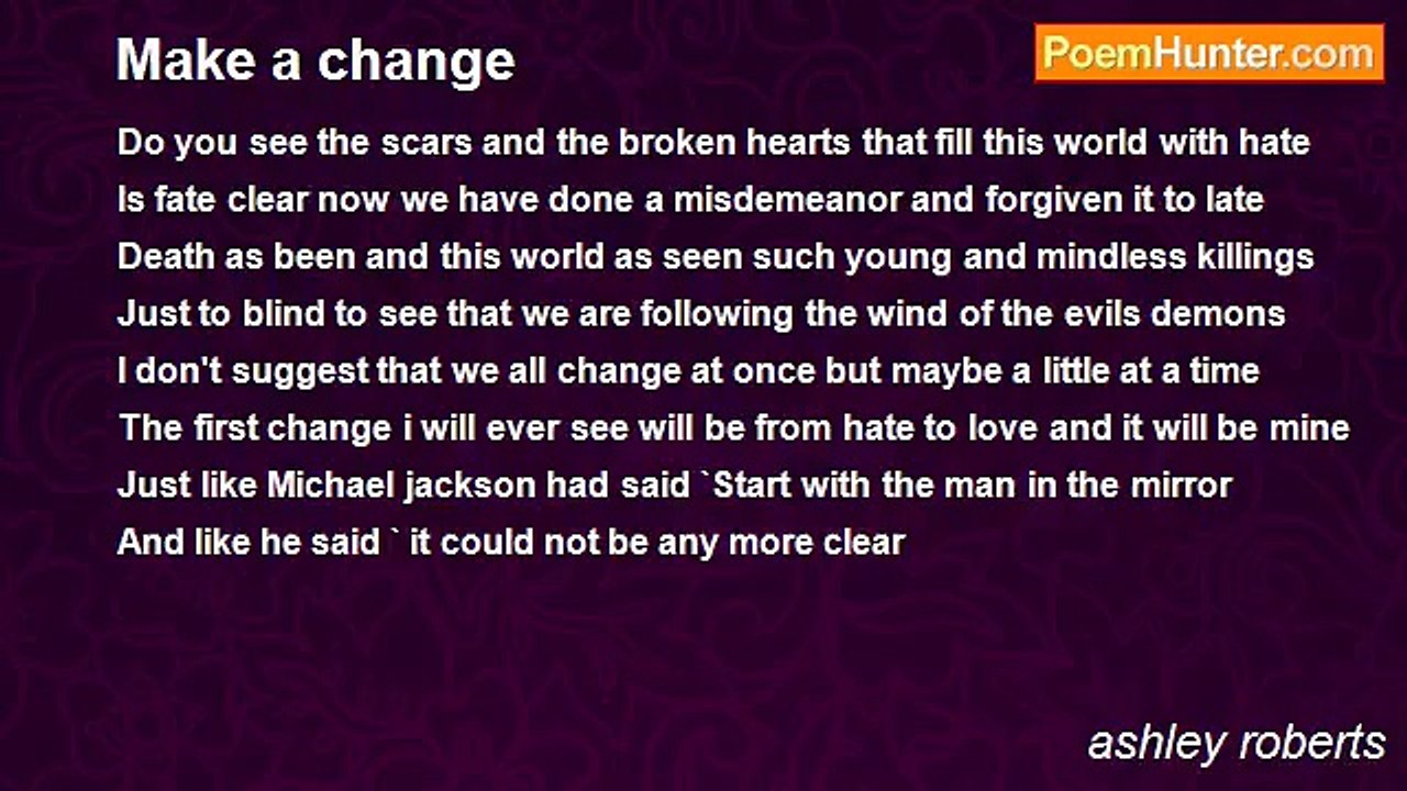 ashley roberts - Make a change
