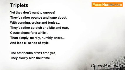 Denis Martindale - Triplets