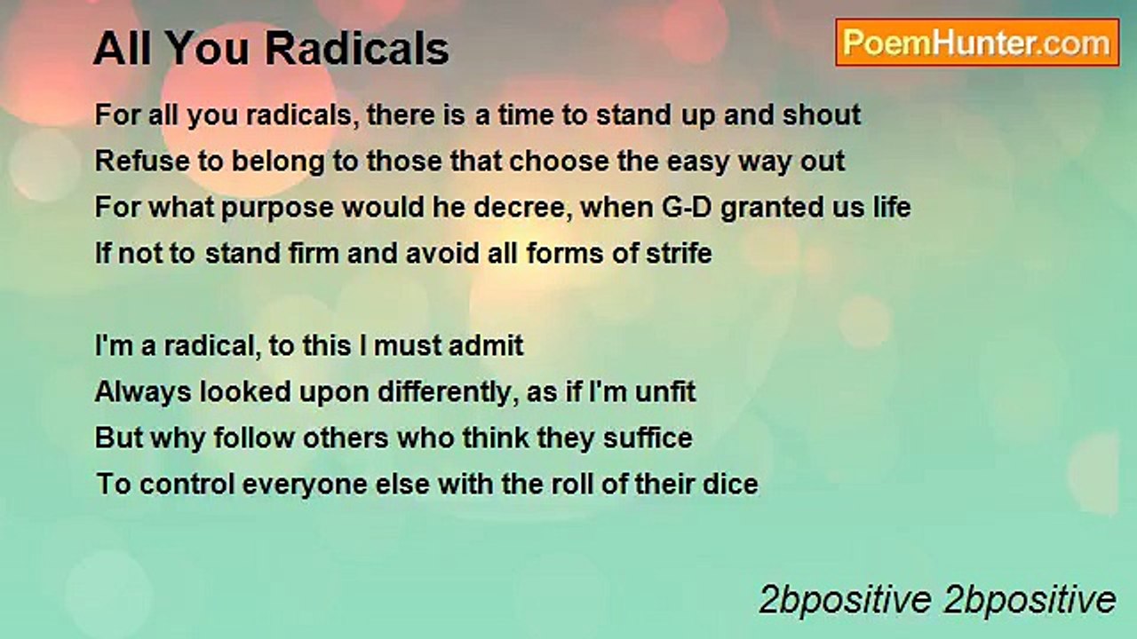 2bpositive 2bpositive - All You Radicals