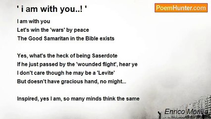 Enrico Morilla - ' i am with you..! '