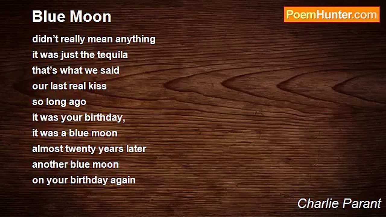Charlie Parant - Blue Moon
