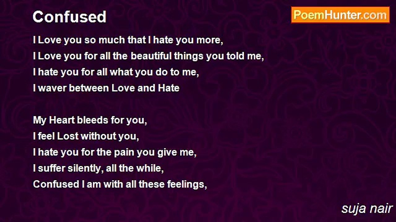 suja nair - Confused