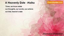 2bpositive 2bpositive - A Heavenly Date  -Haiku
