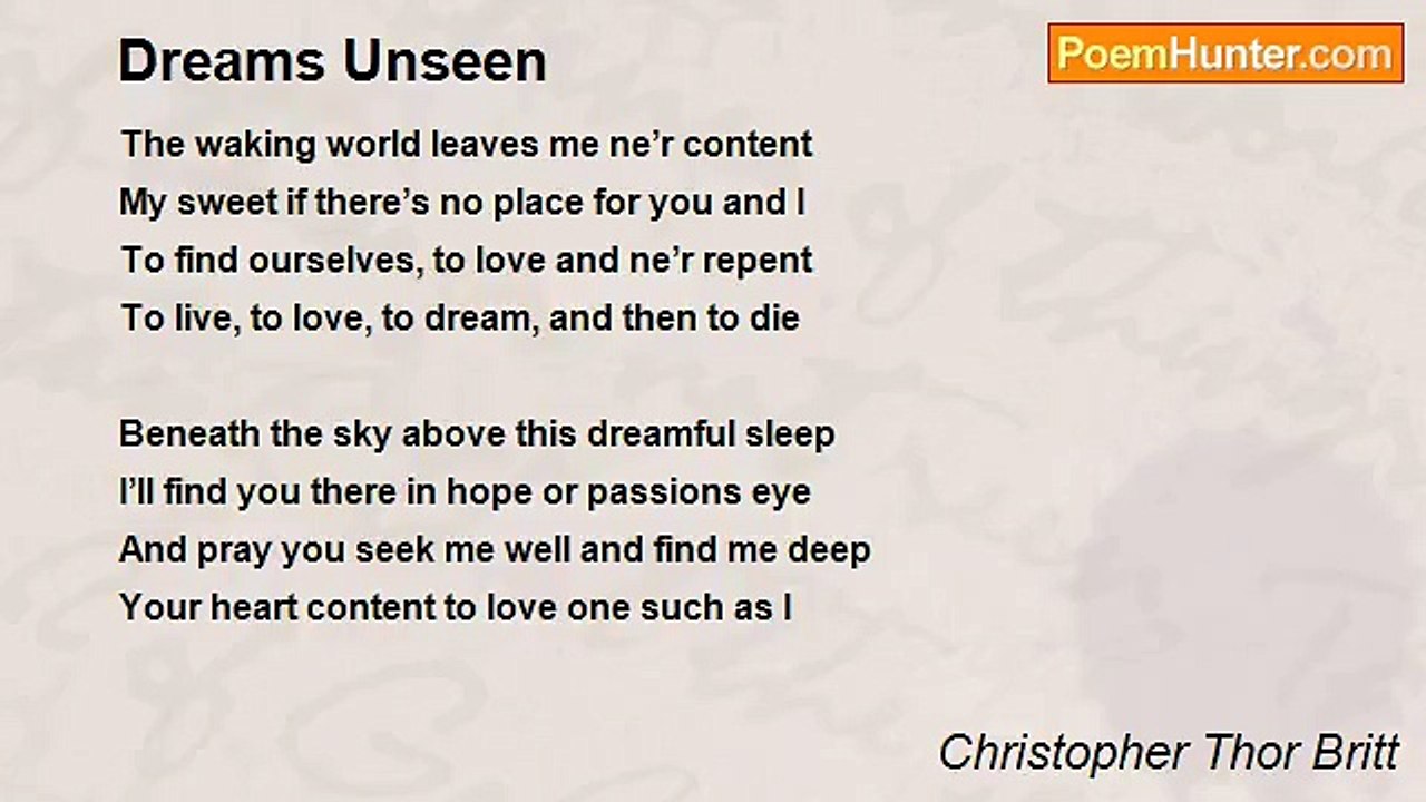 Christopher Thor Britt - Dreams Unseen