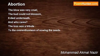 Mohammad Akmal Nazir - Abortion