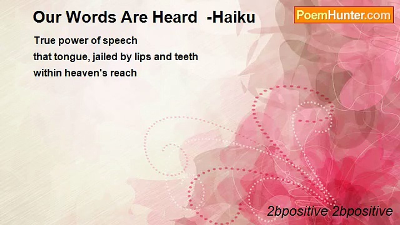2bpositive 2bpositive - Our Words Are Heard  -H...
