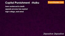 2bpositive 2bpositive - Capital Punishment  -Haiku