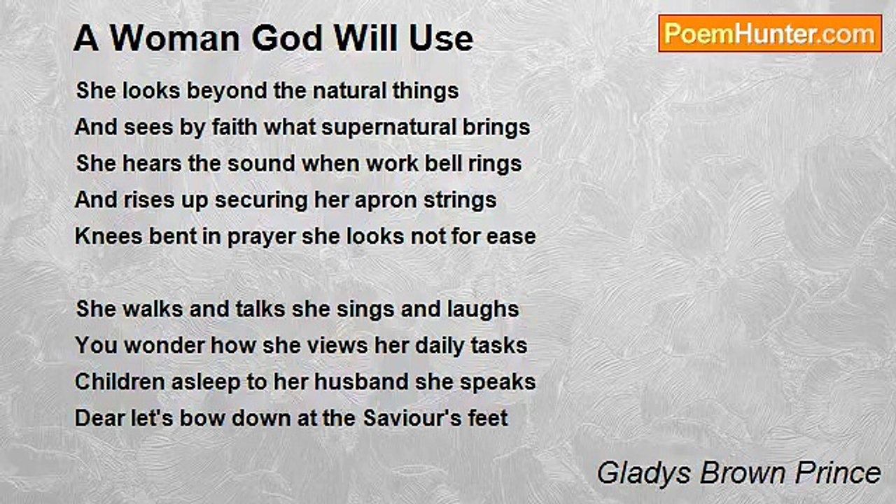 Gladys Brown Prince - A Woman God Will Use