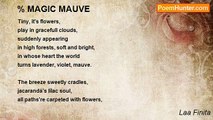 Laa Finita - % MAGIC MAUVE
