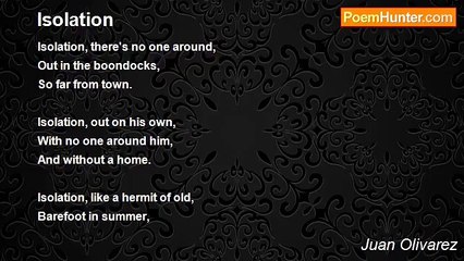 Juan Olivarez - Isolation