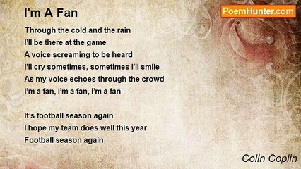 Colin Coplin - I'm A Fan