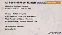 Sylva Portoian - All Poets of Poem Hunters Awake...Let Us Stop All The Wars