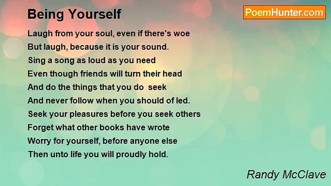 Randy McClave - Being Yourself