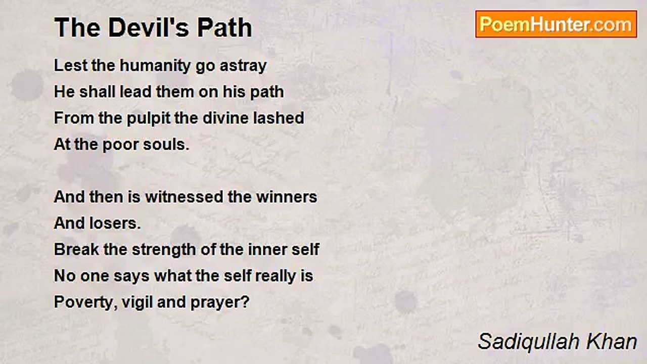 Sadiqullah Khan - The Devil's Path