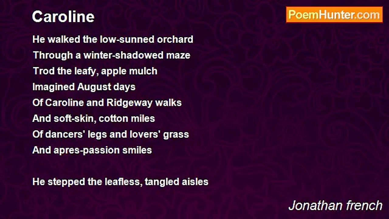 Jonathan french - Caroline